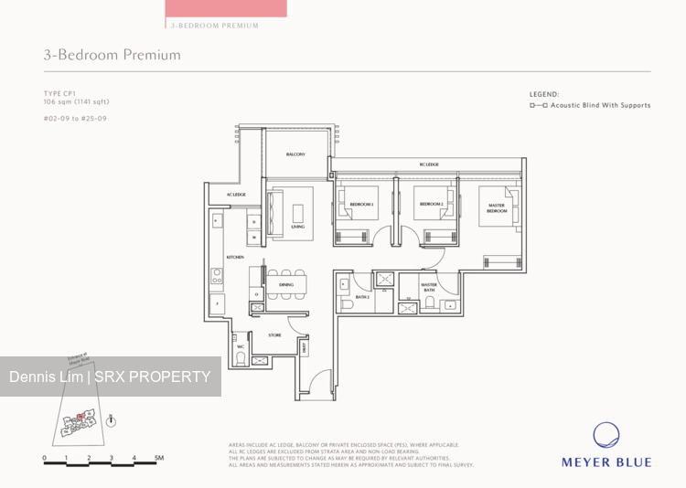 Meyer Blue (D15), Apartment #520206581
